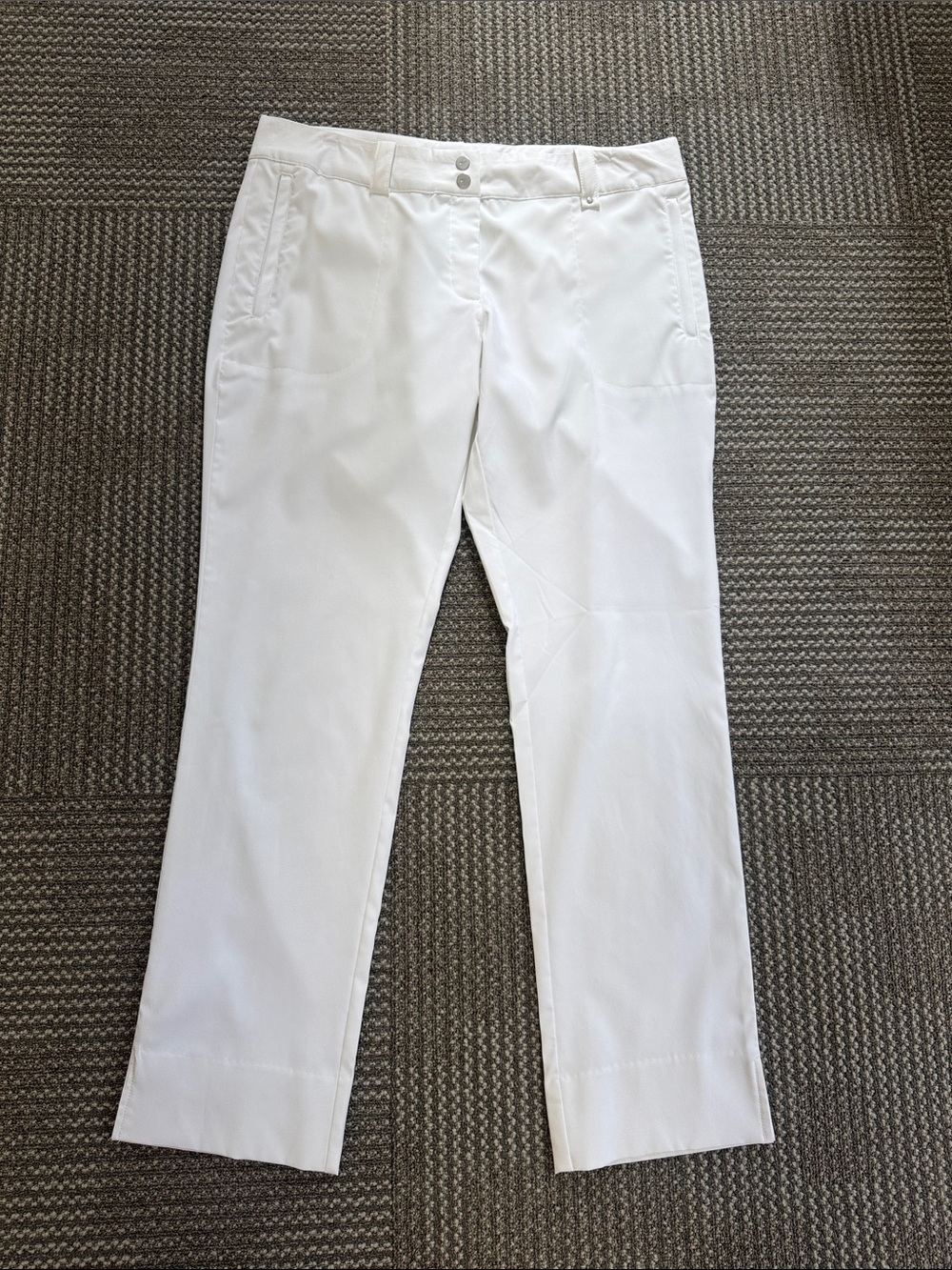 Nike Golf Women’s Dri-Fit White Golf Pants, size 12
